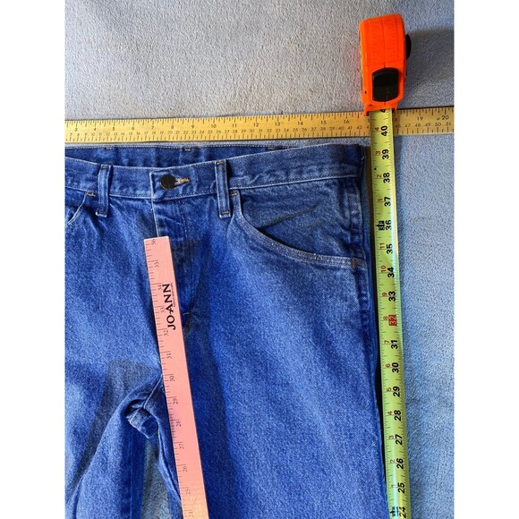 Rustler Denim Jeans 34 x 3o 100% Cotton Faded Blue Preowned Like New - Picture 2 of 9